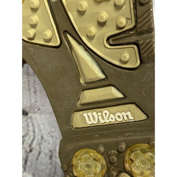 Wilson Golf Shoe Women's Size 7 White Tan GS372 - Picture 11 of 12